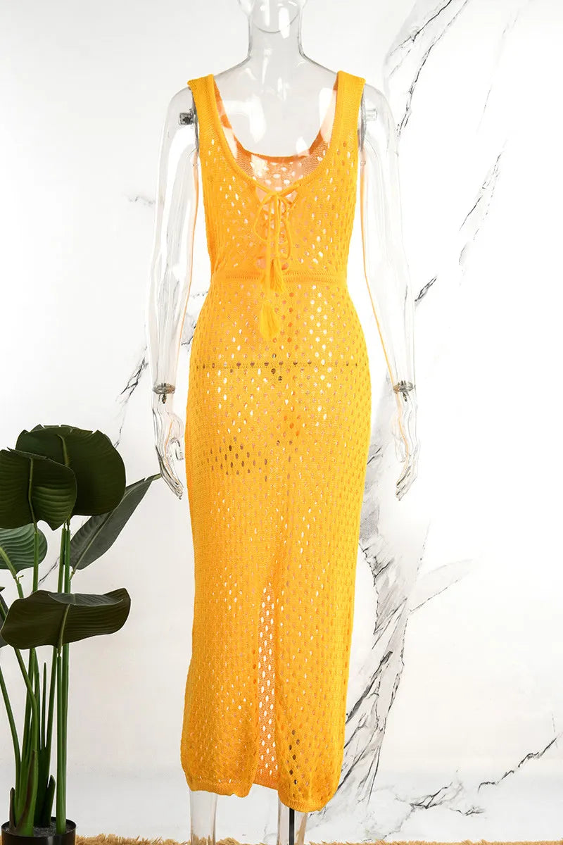 Crochet Dress Level Up Queen Boutique LLC Crochet Dress Level Up Queen Boutique LLC