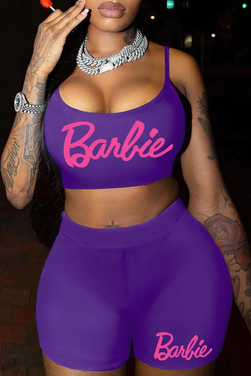 2pc Purple Barbie Set