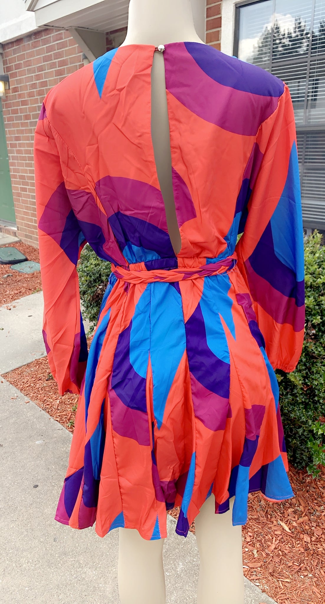 Color Block Woman’s Dress